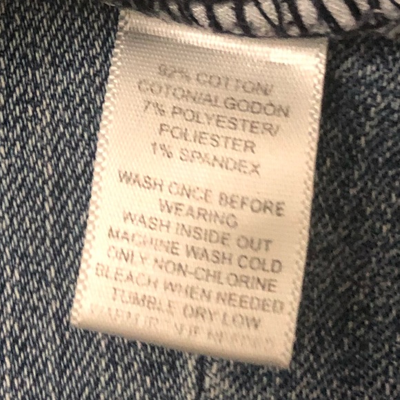 Ann Taylor LOFT | Bermuda Distressed Jean Shorts - Picture 8 of 8